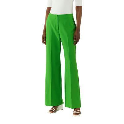 Stoffhose COMMA, Damen, Gr. 42, N-Gr, grün, Obermaterial: 74% Polyester, 20% Viskose, 6% Elasthan, casual, regular fit, Hosen, mit Bügelfalte Image