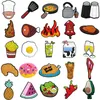 1/25PCS Schuh Charms Leckeres Essen Chili Avocado Schuh Dekoration für Clog Schuh Schnalle pin Zubehör Frauen Männer Jean set Anhänger