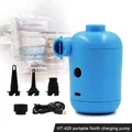 Pompe à air électrique USB avec connecteurs, matelas pneumatique, bateau, canapé, pompe gonflable automatique pour bateau en caoutchouc, gonfleur de camping