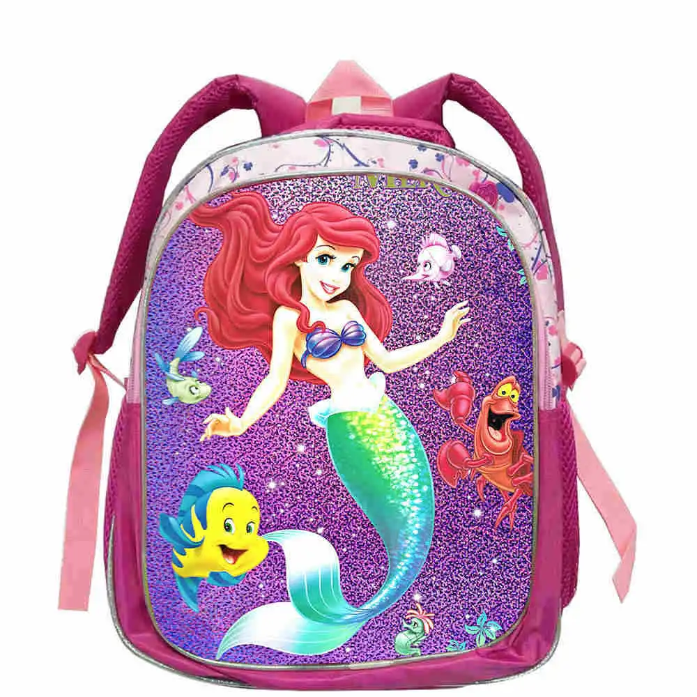 Petite sirène Ariel princesse sac à dos enfants sac d'école cartable maternelle préscolaire école primaire sacs à dos pour fille