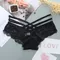 Mutandine Sexy da donna in pizzo a vita bassa slip Sexy solidi intimo femminile pantalone da donna