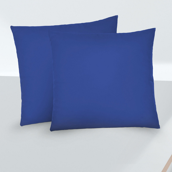 biberna Feinjersey-Kopfkissenbezug Doppelpack saphir, 2x 40x40 cm Image