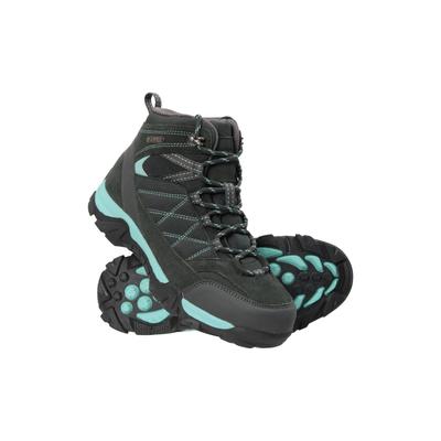 Mountain Warehouse Kinder/Kinder Trail Wildleder Wanderschuhe (Teal)