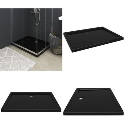 Duschtasse abs Rechteckig Schwarz 70x90 cm - Duschwanne - Duschwannen - Home & Living - Schwarz Image