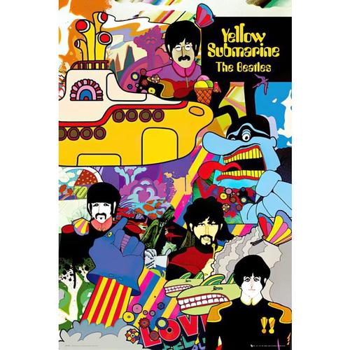 Beatles Poster Yellow Submarine Cover