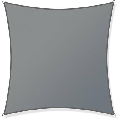 Sonnensegel Quadrat 5x5m Windfester Sonnenschutz uv 30+ für Garten, Terrasse und Balkon - Toboli Image