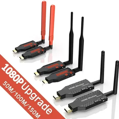 1080P 150m Wireless HDMI Extender 1 TX to 4 Splitter Video Transmitter Receiver for PS4 Camera