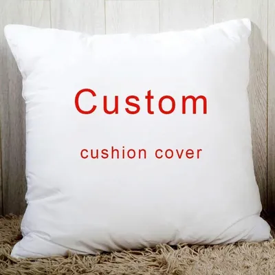Custom Pillow case Personalized cozy pillowcase Printed Your Design picture text home decorative