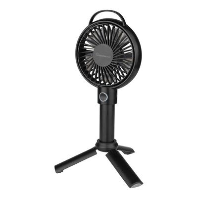 VisionAir 4" Black Rechargeable Battery-Operated 3-Speed USB Handheld Fan 1VAFHAND