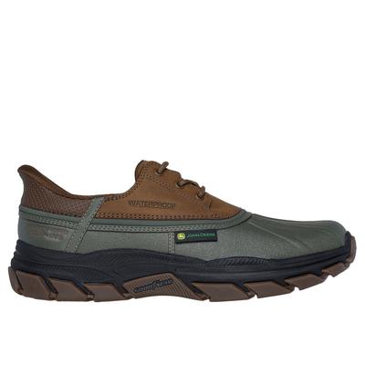 Skechers Men's John Deere: Slip-ins Respected - Tanzier Boots | Size 13.0 | Olive/Brown | Leather/Synthetic