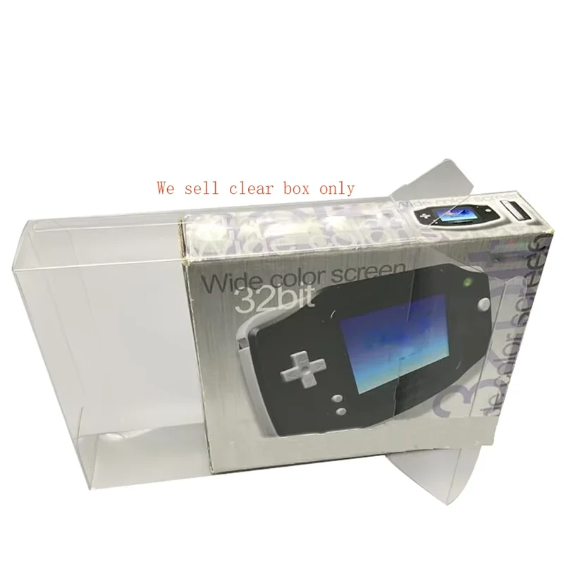 Klare Boxabdeckung für Gameboy Advance für GBA Wide Color Screem US-Version Display Collection Aufbewahrung PET-Schutzbox Image