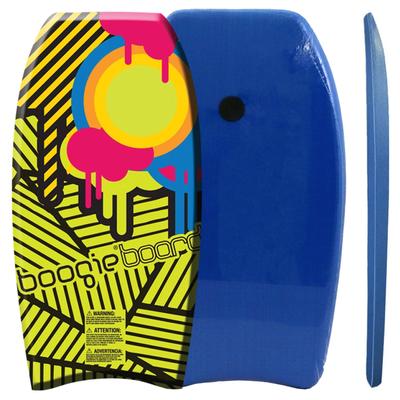 Wham-O Bodyboard with EPS Core Wrist Leash 37" Lightweight Boogie Boards Durable for Beach All Wave Conditions - Yellow