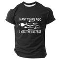 T-shirt humoristique pour adultes T-shirt drôle à manches courtes T-shirt impression 3D col rond mode vintage fête vacances noir vert gris foncé été printemps vêtements S M L XL XXL XXXL