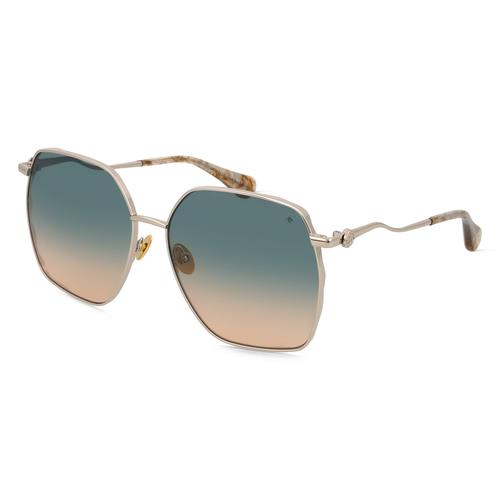 Scotch & Soda 5022 Damen-Sonnenbrille Vollrand Butterfly Metall-Gestell, silber