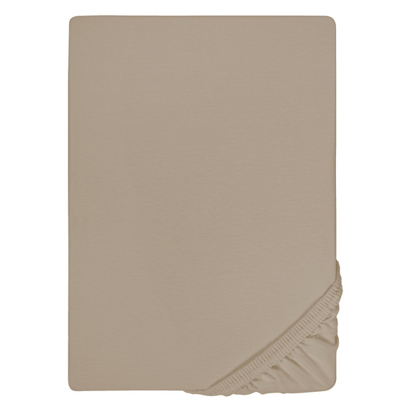 biberna Jersey-Elastic-Topper-Spannbetttuch basalt, 1x 180x200 cm - 200x220 cm Image