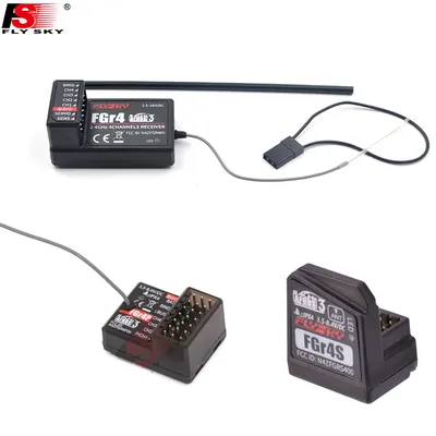 Flysky FGR4 FGR4S FGR4P built-in Single Antenna Bidirectional Receiver PPM/IBUS/PWM For Flysky