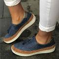 sneakers slip-on casual da donna con nappe rosse con rete traspirante e dettagli in sughero per il comfort quotidiano