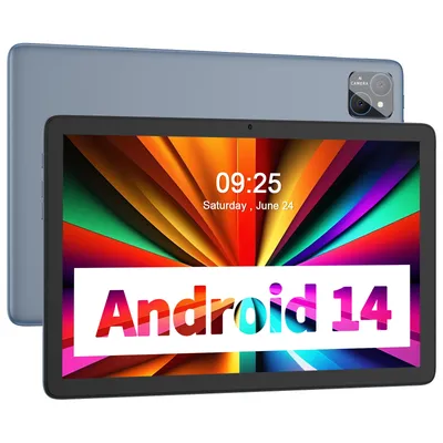 PRITOM TAB11 Android 14 Tablet, 10 Inch, Octa-Core, 5G WiFi6, 128GB, 8000mAh, HD IPS Display, Dual