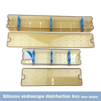 Silicone Endoscope Sterilization Box Large/small High Temperature Resistant Plastic Endoscope