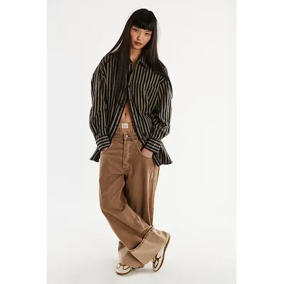 We The Free Final Countdown Cuffed Low-Rise Jeans at Free People in Tumbleweed, Size: 30 S