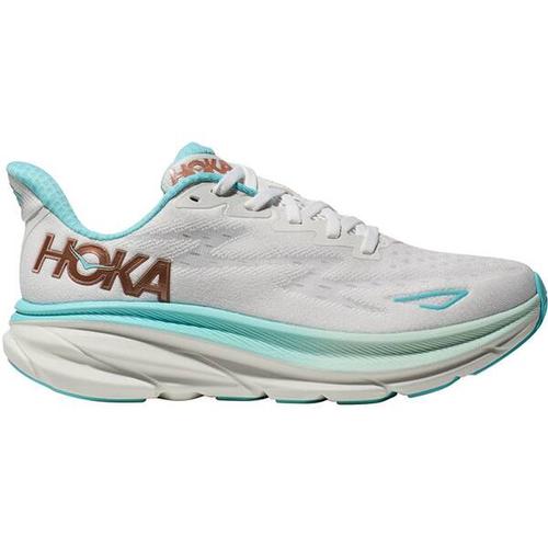 HOKA Damen Laufschuhe CLIFTON 9, Größe 40 in FROST / ROSE GOLD