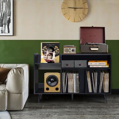 Large record player stand/record storage cabinet/CD cabinet