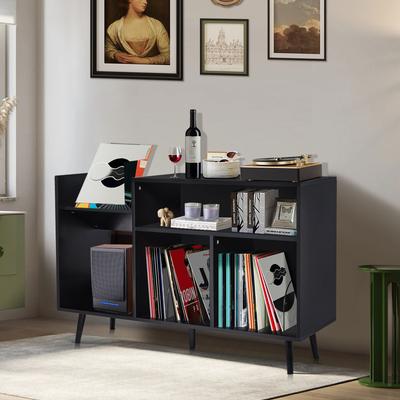 Large record player stand/record storage cabinet/CD cabinet