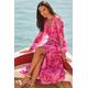 Sosandar Womens Petite Pink Paisley Print Wrap Maxi Dress - Size 14 UK | Sosandar Sale | Discount Designer Brands