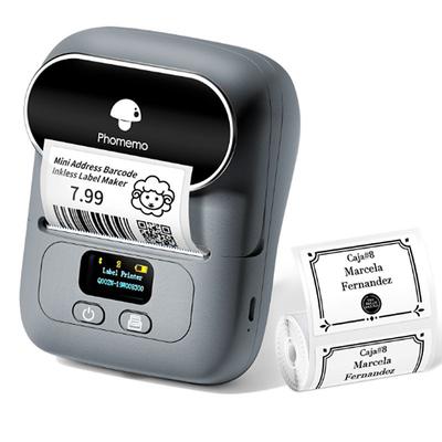 PhomemoM110 Mini Portable Barcode Label Clothing Price Tag Tag Tag Sticker Thermal Label Printer