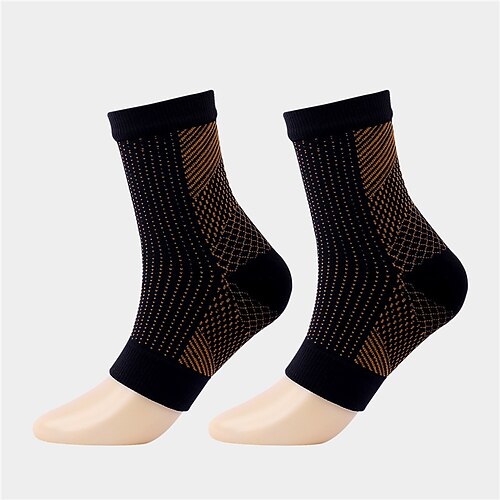 Kompressionsbeinschoner 1 Paar Grundlegend Damen Röhrensocken Atmungsaktiv Schweißableitend Komfortabel Fitnesstraining Basketball Laufen Joggen Radsport Sport Einfarbig Nylon Schwarz Weiß Fuchsie Image