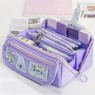 Large Capacity Student Pencil Case High Appearance Level Girl Stationery Case Multi-functional Pencil Case