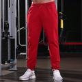 Per uomo Pantaloni della tuta Pantaloni Running Pantaloni da pista Tasche A cordoncino Cinturino elastico Pantalone / Sovrapantaloni Esterno Sportivo Al coperto Autunno Cotone Traspirante Morbido