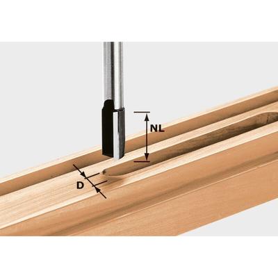 Hw S8 D18/30 Nutfräser 18 x 30 x 65 x 8 mm ( 490969 ) für Oberfräse of 900, of 1000, of 1010, of