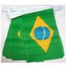 AZ FLAG Ghirlanda 4 Metri 20 Bandiere Brasile 15x10cm - Bandiera Brasiliana 10 x 15 cm - Festone