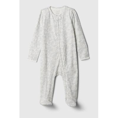 Gap Girls White Floral Organic Cotton First Favourites Sleepsuit (Newborn-9mths) - White Floral