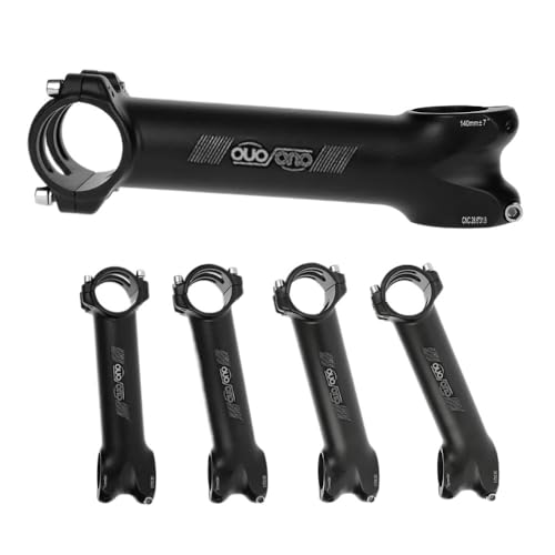 QAINKUN Mtb Stem 1 Pcs Mtb Handlebar Stem Long Stem 140/150mm 7/17/12/25 Degree 31.8mm Road Bike Stem Bicycle Power Parts Riser Bar Extender Bike Stem(31.8x150mm stem 7)