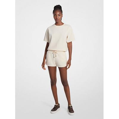 Michael Kors Logo Jacquard Knit Shorts Natural XS