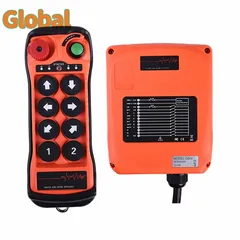 Q800 8 boutons à vitesse unique industrielle sans fil Radio grue télécommande commutateurs palan pont aérien grue ascenseur contrôle