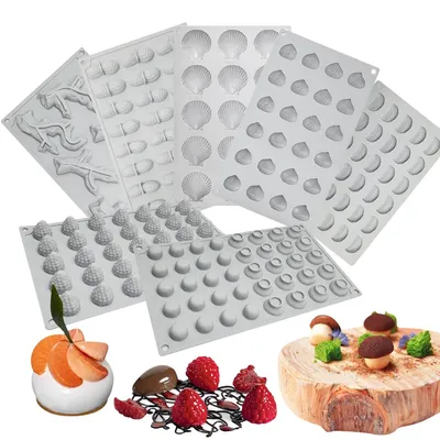 Chestnut Raspberry Peanut Mushroom Silicone Mold Fondant Cake Mold DIY Cheeses Chocolate Cake