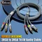 AV RCA Cable 3RCA Male To 3RCA Male Stereo Audio Video Cable for TV DVD Player Set-Top Box Speaker