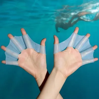 Summer Silicone Swimming Special Hand Fins For Teenagers, Adult Freestyle Paddling, Children's Hand Fins Swimming Equipment