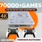2025 New X8 Retro Video Game Console 500GB Plug and Play 4K With 70000+Games 60 Emulators For Wii PS2 N64 PSP GameCube XBOX