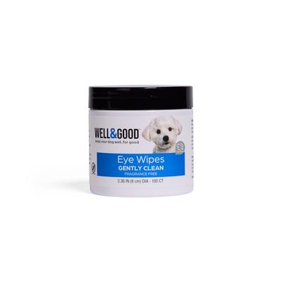 Well & Good Dog Eye Wipes, Small, Count of 100