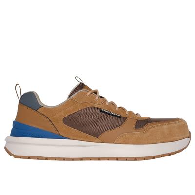 Skechers Men's Work: Joggernaut Sneaker | Size 7.5 | Tan | Leather/Synthetic/Textile