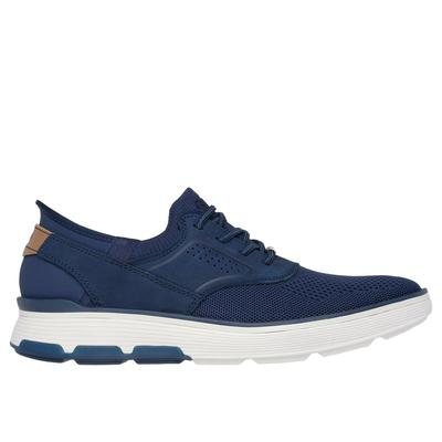 Skechers Men's Slip-ins Mark Nason: Casual Glide Cell Shoes | Size 9.0 | Navy Blue | Textile/Leather/Synthetic