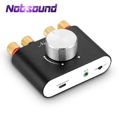 Nob sound mini bluetooth 5.0 tpa3116 digitaler verstärker hifi stereo audio empfänger leistungs Image