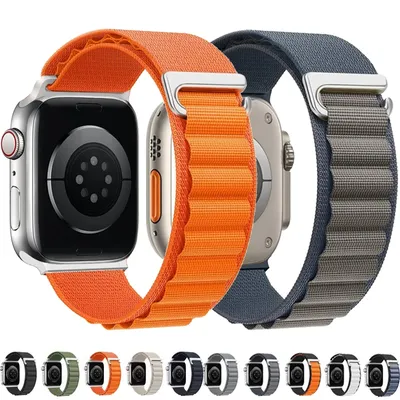 Alpin schlaufen armband für Apple Uhren armband 49mm 44mm 45mm 40mm 41mm 42mm 38mm Armband Correa iwatch Ultra Serie 9 8 7 se 6 5 4 3 2 Image