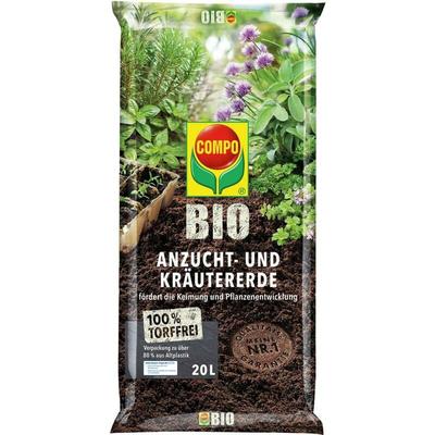 Compo - Anzucht- und Kräutererde torffrei 20 l bio