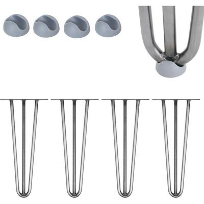 Mucola - Melko 4er Set Hairpin Leg 40CM Stützfuß Stahl Haarnadelbein Möbelbein Tischkufen Image