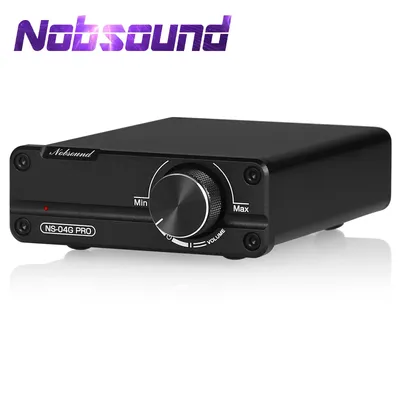 Nobsound NS-04G PRO Mini Digital Power Amplifier HiFi Stereo 2.0 Channel Class D Home Desktop Audio